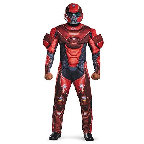  할로윈 용품Disguise Mens Halo Red Spartan Muscle Costume