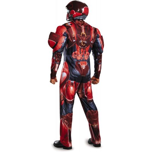  할로윈 용품Disguise Mens Halo Red Spartan Muscle Costume