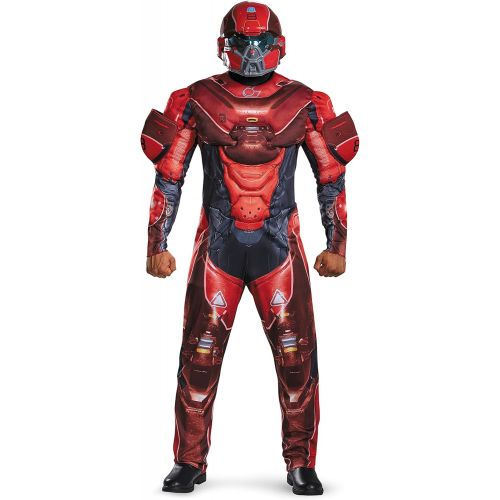  할로윈 용품Disguise Mens Halo Red Spartan Muscle Costume