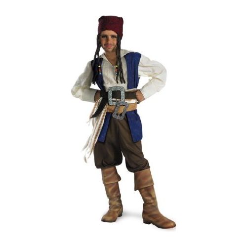  할로윈 용품Disguise Captain Jack Sparrow Classic Child Costume - Medium