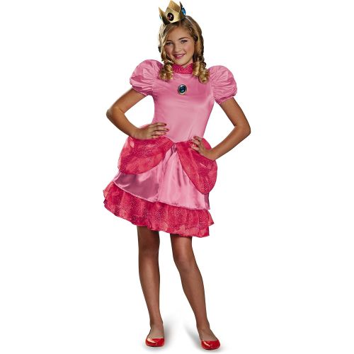  할로윈 용품Disguise Nintendo Super Mario Brothers Princess Peach Tween Costume