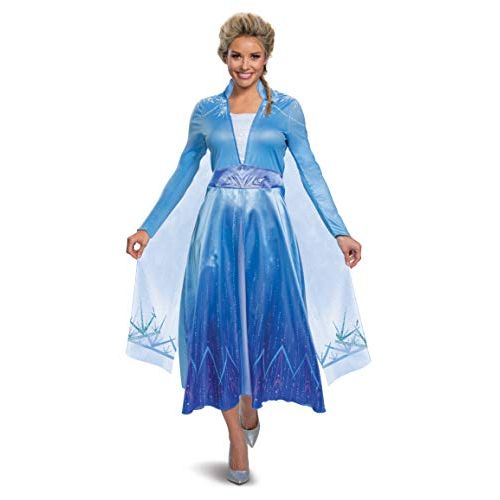  할로윈 용품Disguise Deluxe Frozen 2 Womens Elsa Costume