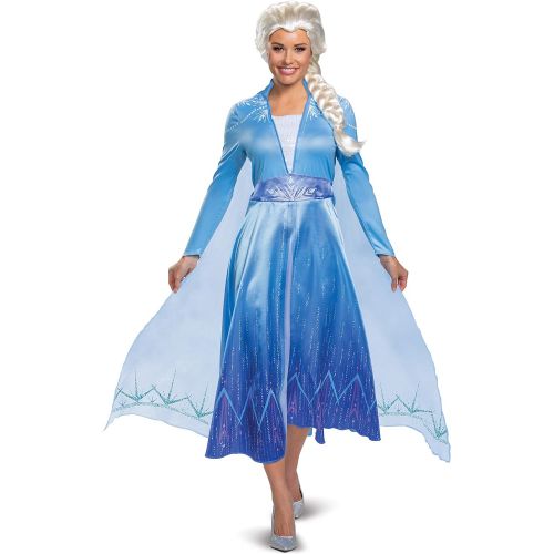  할로윈 용품Disguise Deluxe Frozen 2 Womens Elsa Costume