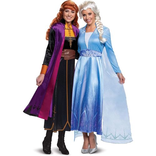  할로윈 용품Disguise Deluxe Frozen 2 Womens Elsa Costume