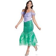 할로윈 용품Disguise The Little Mermaid Deluxe Ariel Costume for Adults