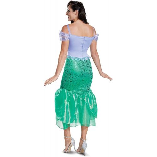  할로윈 용품Disguise The Little Mermaid Deluxe Ariel Costume for Adults