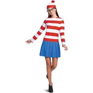 할로윈 용품Disguise Wheres Waldo Adult Classic Wenda Costume