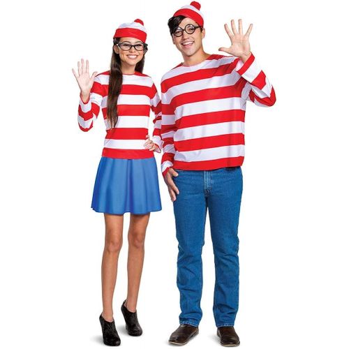  할로윈 용품Disguise Wheres Waldo Adult Classic Wenda Costume