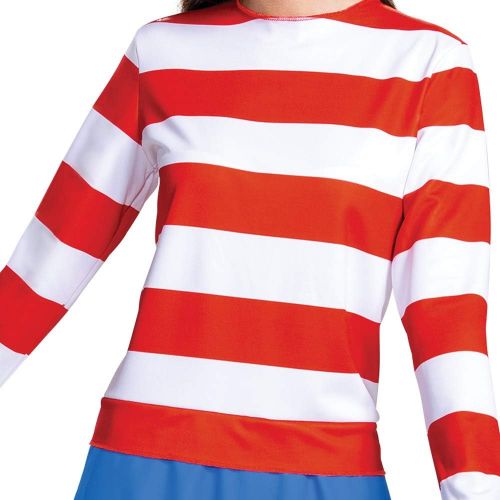  할로윈 용품Disguise Wheres Waldo Adult Classic Wenda Costume