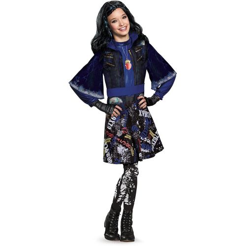  할로윈 용품Disguise Disneys Descendants: Kids Evie Isle of the Lost Deluxe Costume