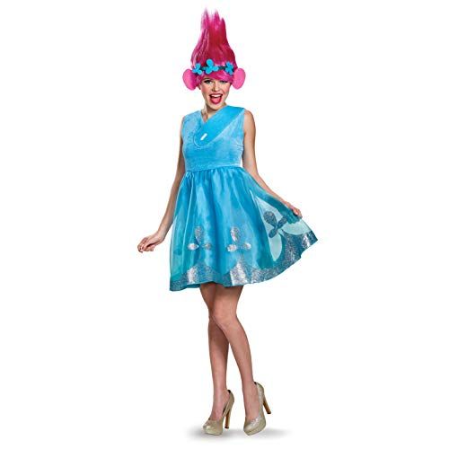  할로윈 용품Disguise Trolls Womens Poppy Deluxe Costume