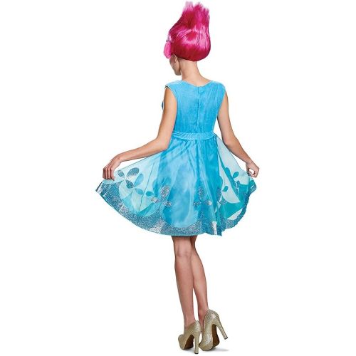  할로윈 용품Disguise Trolls Womens Poppy Deluxe Costume