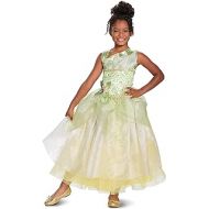Disguise The Princess & The Frog Girls Deluxe Tiana Costume