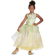 할로윈 용품Disguise The Princess & The Frog Girls Deluxe Tiana Costume