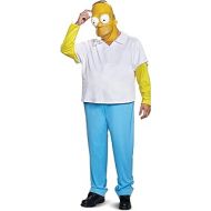 할로윈 용품Disguise Mens New Homer Deluxe Adult Costume