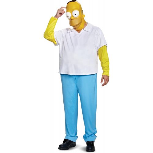  할로윈 용품Disguise Mens New Homer Deluxe Adult Costume