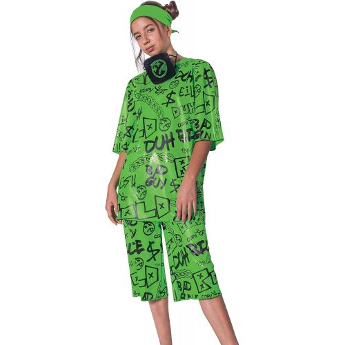  할로윈 용품Disguise Kids Classic Green Billie Eilish Costume