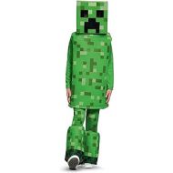Disguise Creeper Prestige Minecraft Costume, Green, Small (4-6)