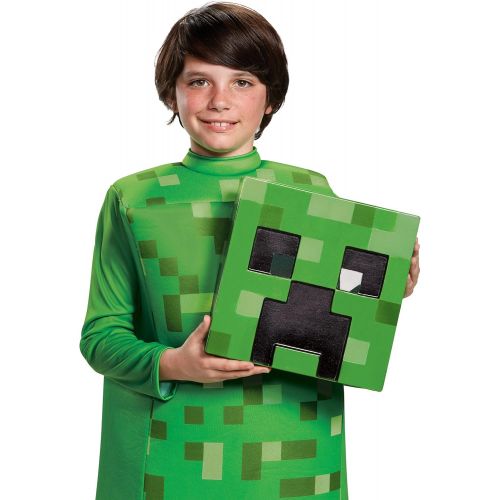  할로윈 용품Disguise Creeper Prestige Minecraft Costume, Green, Small (4-6)