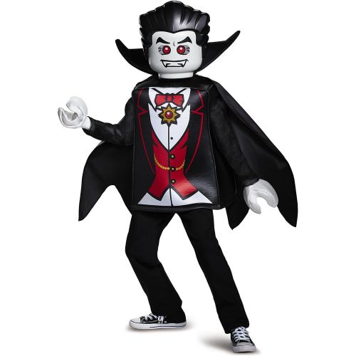  할로윈 용품Disguise Lego Vampire Classic Costume, Black, Small (4-6)