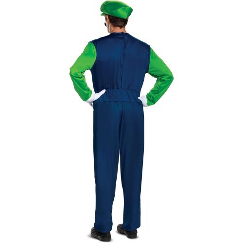  할로윈 용품Disguise The Super Mario Brothers Mens Luigi Deluxe Costume