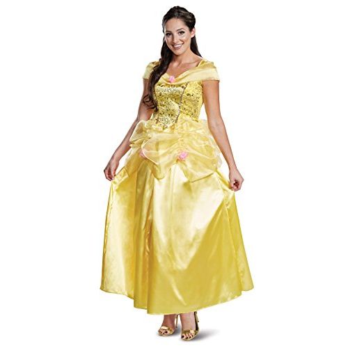  할로윈 용품Disguise Beauty & The Beast Deluxe Classic Belle Costume for Adults