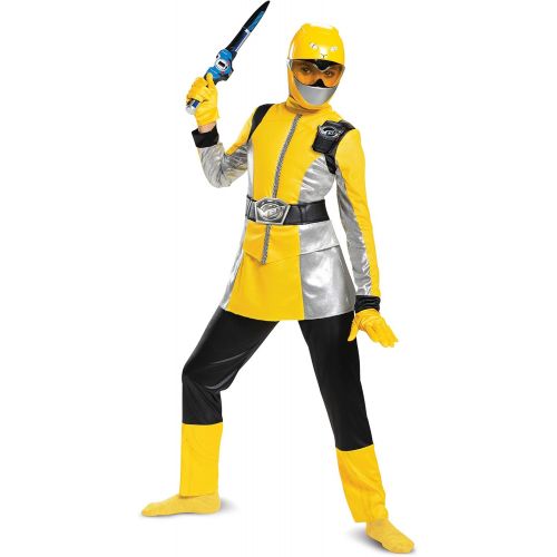  할로윈 용품Disguise Yellow Ranger Beast Morphers Deluxe Child Costume