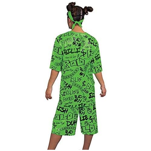  할로윈 용품Disguise Billie Eilish Costume Adult Green