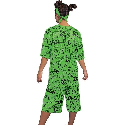  할로윈 용품Disguise Billie Eilish Costume Adult Green