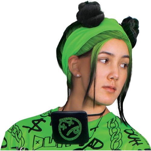  할로윈 용품Disguise Billie Eilish Costume Adult Green
