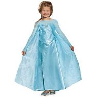 할로윈 용품Disguise Elsa Ultra Prestige Costume, Large (10-12)