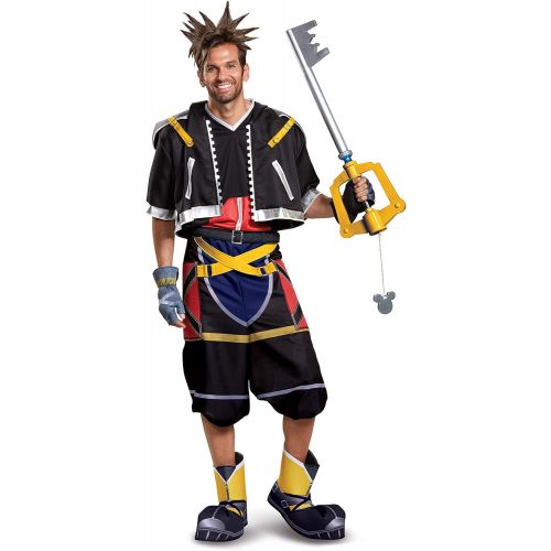  할로윈 용품Disguise Deluxe Disney Kingdom Hearts Sora Mens Costume