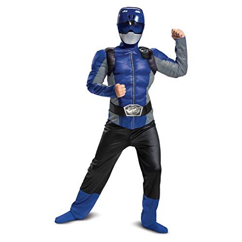  할로윈 용품Disguise Blue Ranger Beast Morphers Classic Muscle Child Costume