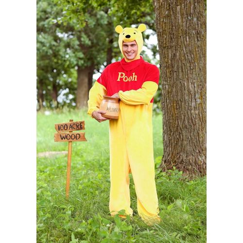  할로윈 용품Disguise Fun Costumes Winnie The Pooh Bear Deluxe Adult Costume