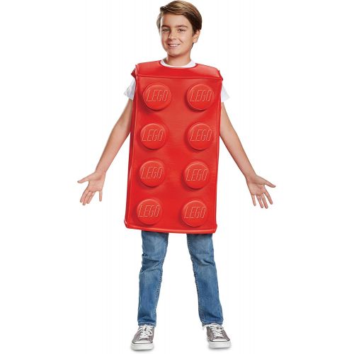  할로윈 용품Disguise Lego Classic Red Brick Costume for Kids