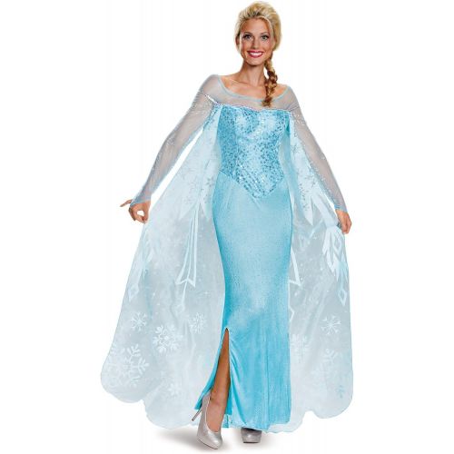  할로윈 용품Disguise Frozen Adult Elsa Prestige Costume