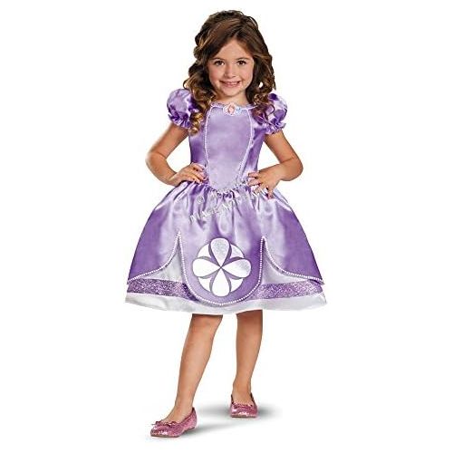  할로윈 용품Disguise Disney Sofia Classic Toddler/Child Costume - As Shown