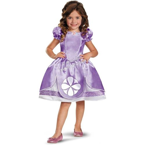  할로윈 용품Disguise Disney Sofia Classic Toddler/Child Costume - As Shown