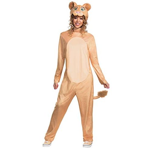  할로윈 용품Disguise Disney Animated Lion King Adult Nala Jumpsuit Costume
