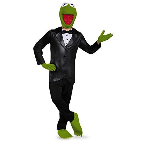  할로윈 용품Disguise Deluxe Kermit The Frog Adult Costume