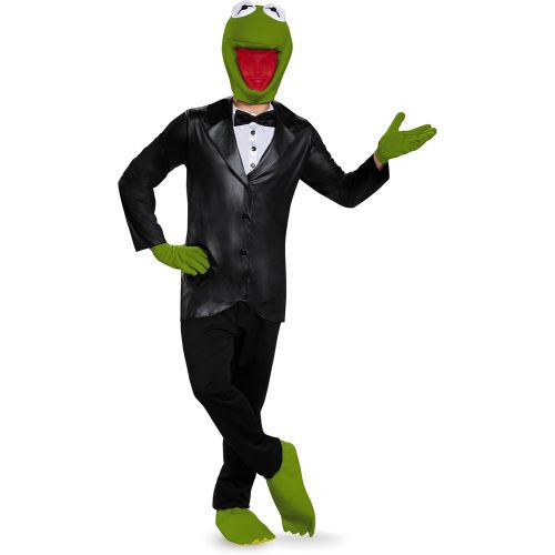  할로윈 용품Disguise Deluxe Kermit The Frog Adult Costume