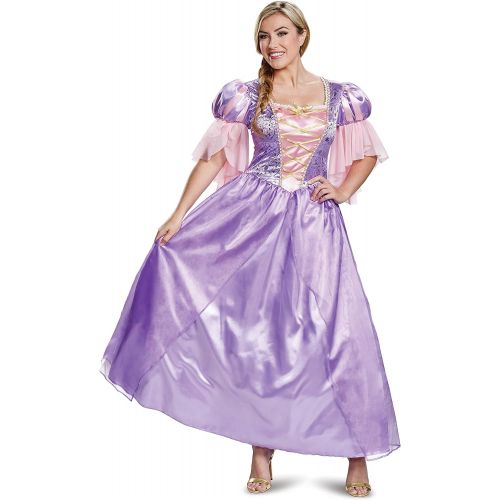  할로윈 용품Disguise Tangled Deluxe Rapunzel Costume for Adults