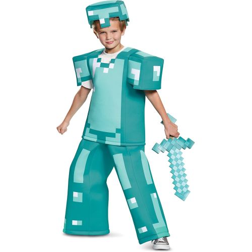  할로윈 용품Disguise Armor Prestige Minecraft Costume, Multicolor, Small (4-6)