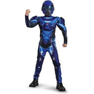 할로윈 용품Disguise Blue Spartan Classic Muscle Halo Microsoft Costume