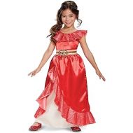할로윈 용품Disguise Disney Elena of Avalor Adventure Deluxe Girls Costume, Size Medium (7-8)