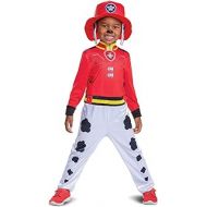 Disguise Paw Patrol Marshall Costume Hat and Jumpsuit for Boys, Paw Patrol Movie Character Outfit with Badge