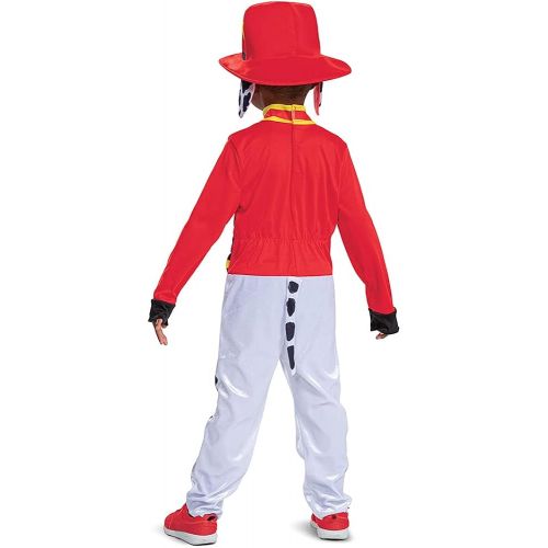  할로윈 용품Disguise Paw Patrol Marshall Costume Hat and Jumpsuit for Boys, Paw Patrol Movie Character Outfit with Badge