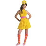 할로윈 용품Disguise Sesame Street Big Bird Teen Girls Costume, Large/10-12