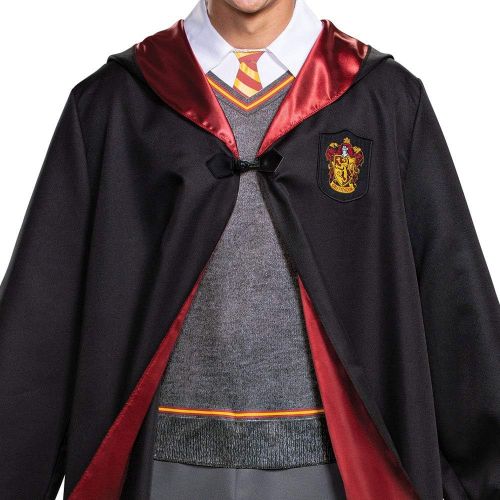  할로윈 용품Disguise Harry Potter Costume for Men, Deluxe Wizarding World Adult Size Dress Up Character Outfit