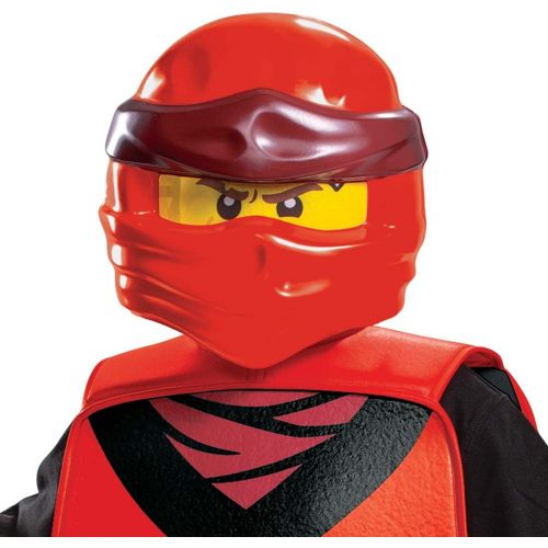  할로윈 용품Disguise Kai Costume for Kids, Lego Ninjago Legacy Themed Basic Character Accessories, Single Child Size Red (100379)